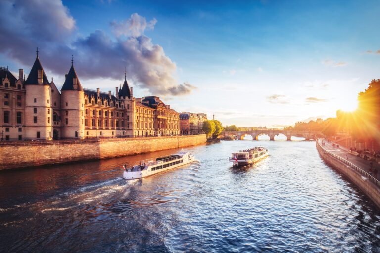 Iconic Sights On the River Seine