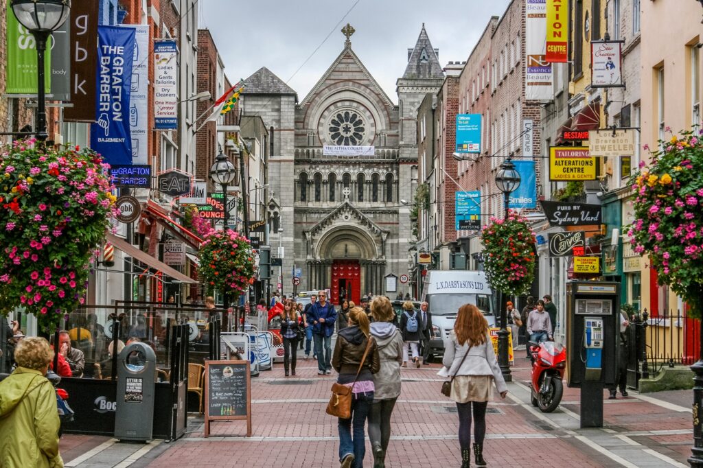 Grafton Street. Dublin, Ireland
