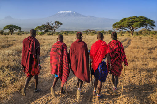 Maasai Warriors in Masai Mara, Kenya