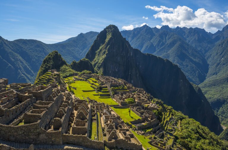 Picture of the majestic Machu Picchu, Peru.