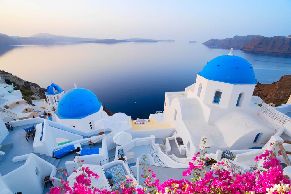 Traditional Greek village Oia of Santorini